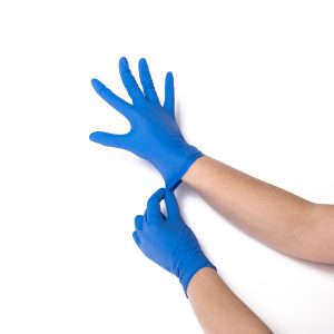 Nitrile Blue Gloves – Biodegradable
